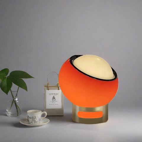 Retro orange lamp